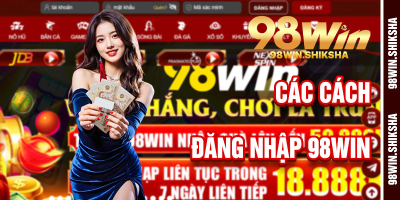 Cách Đăng Nhập 98Win